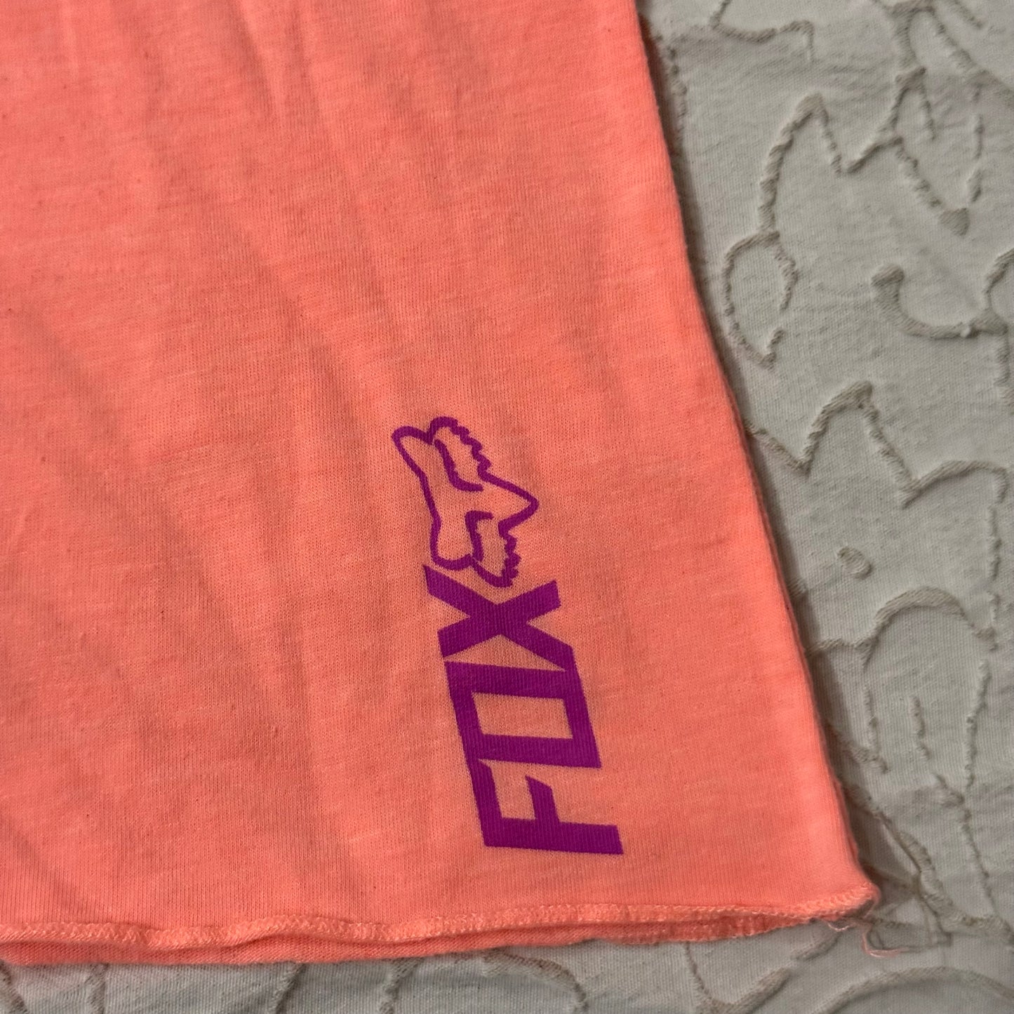 Salmon Pink ‘Fox Racing’ Racerbank Tank Top