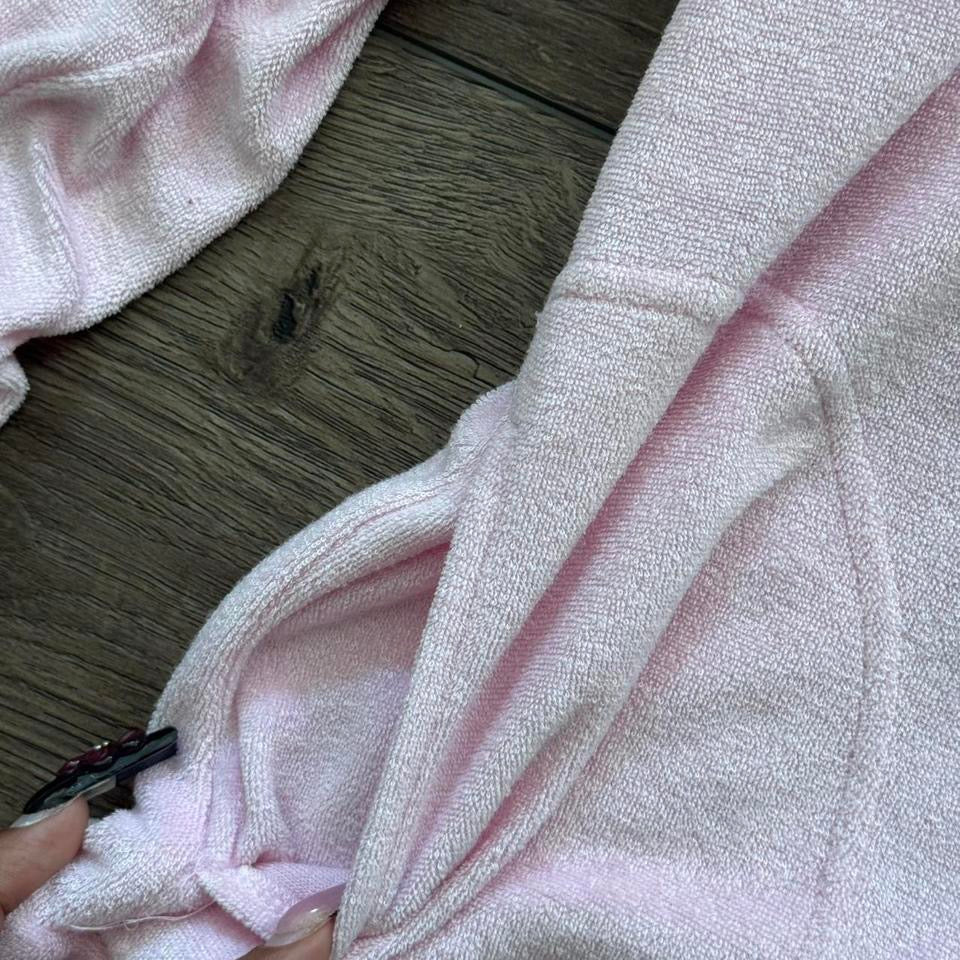Baby Pink ‘Self Esteem’ Y2K Letter A Zip Up Diva Jacket