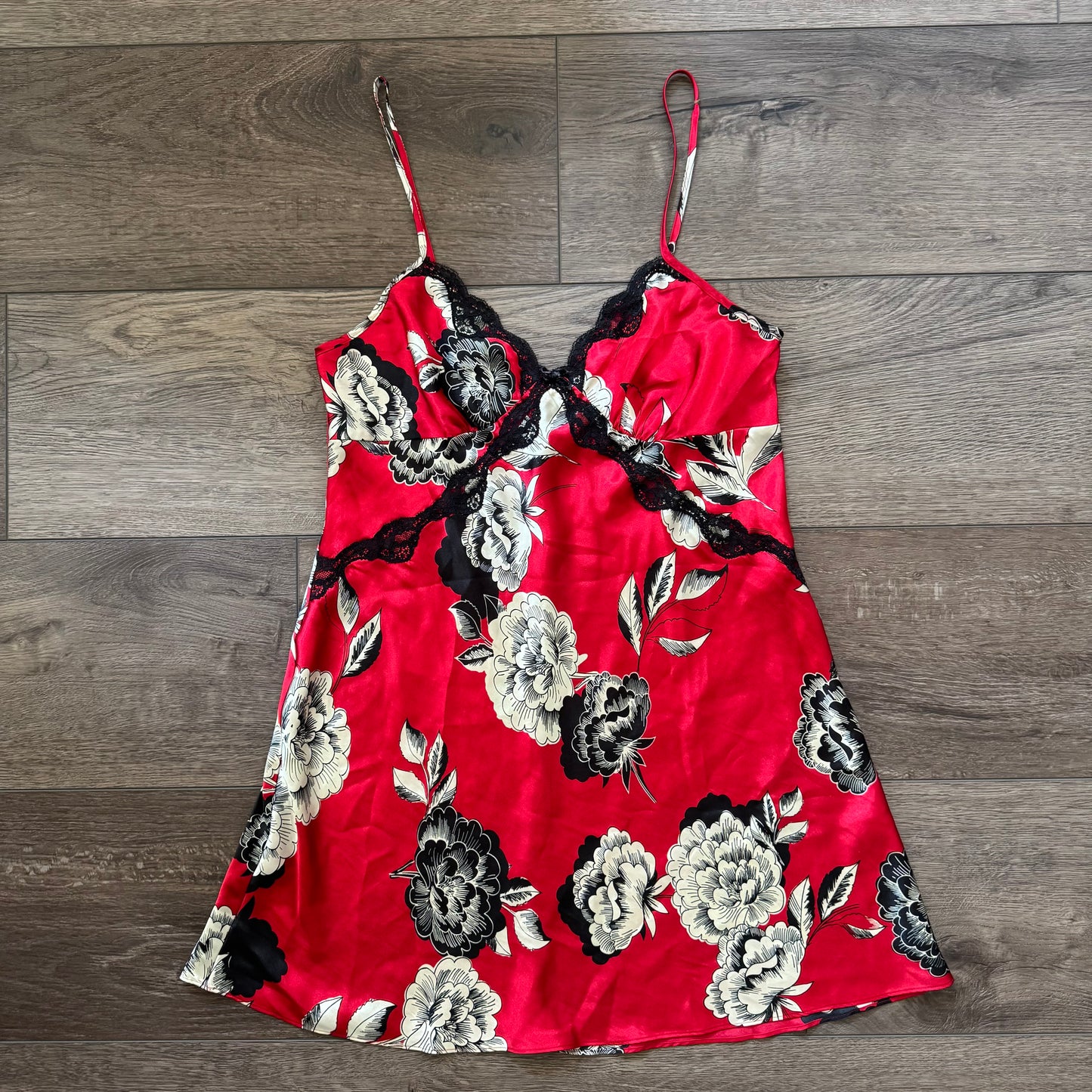 Red ‘Apt. 9’ Floral Slip Dress