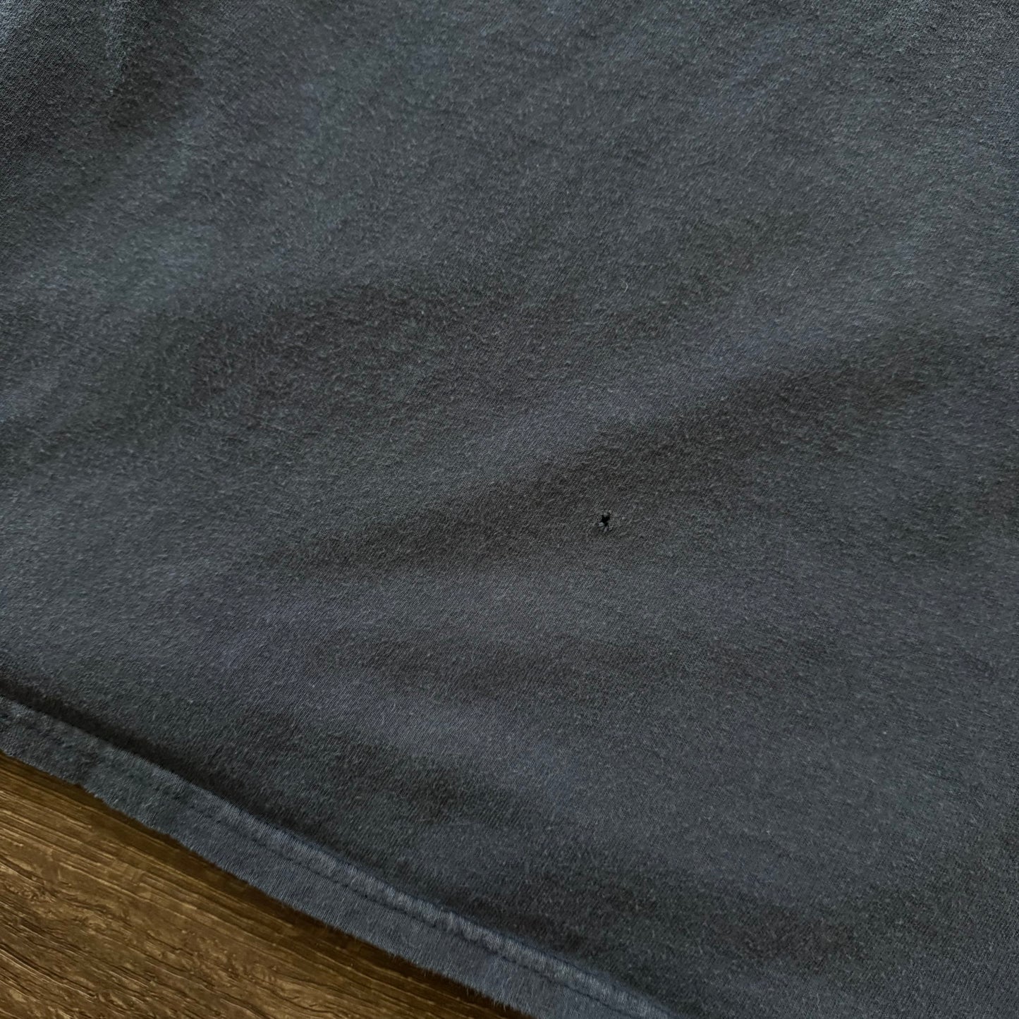 navy blue trader joe’s logo graphic long sleeve (L)