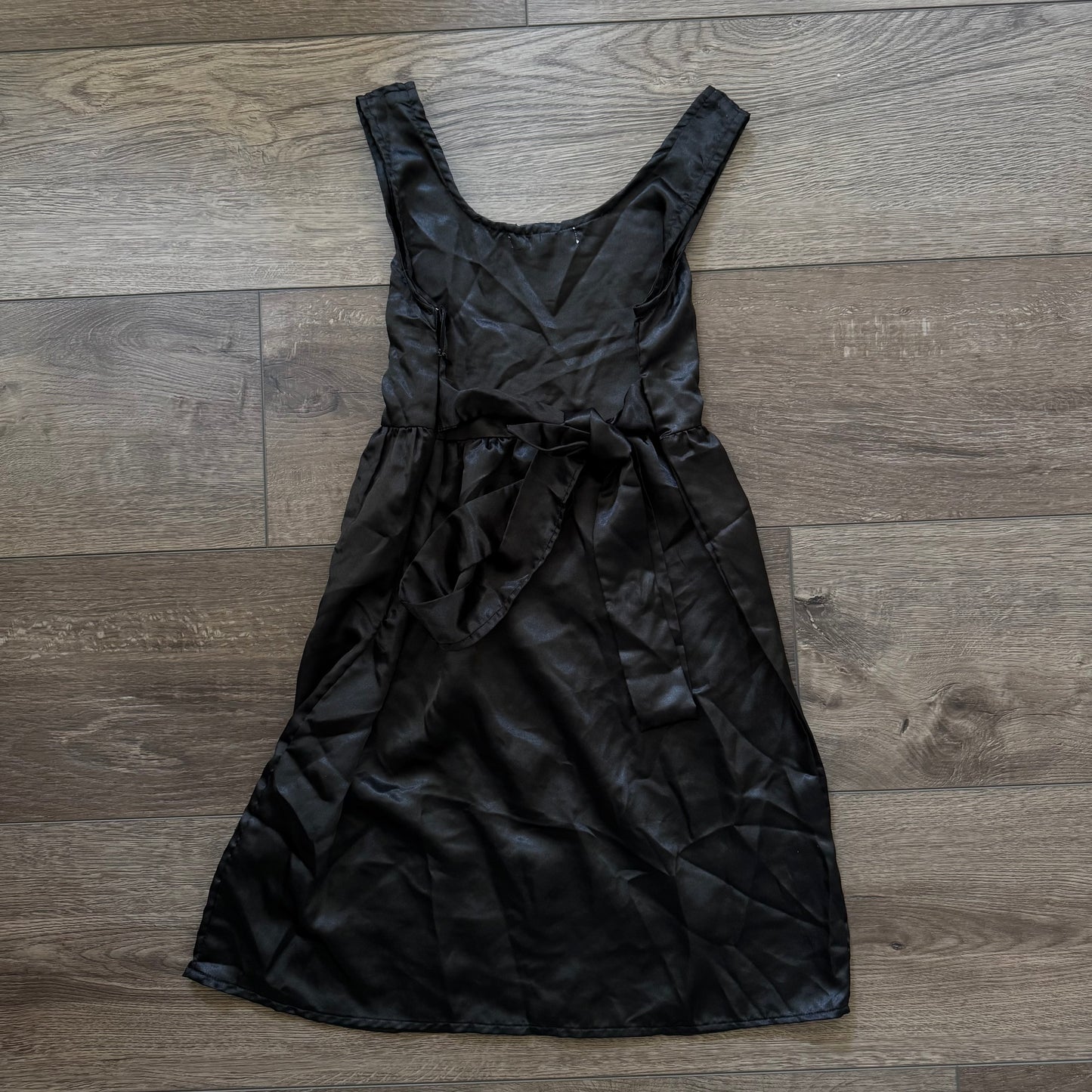 Black ‘Charlotte Russe’ Y2K Tie Back Dress