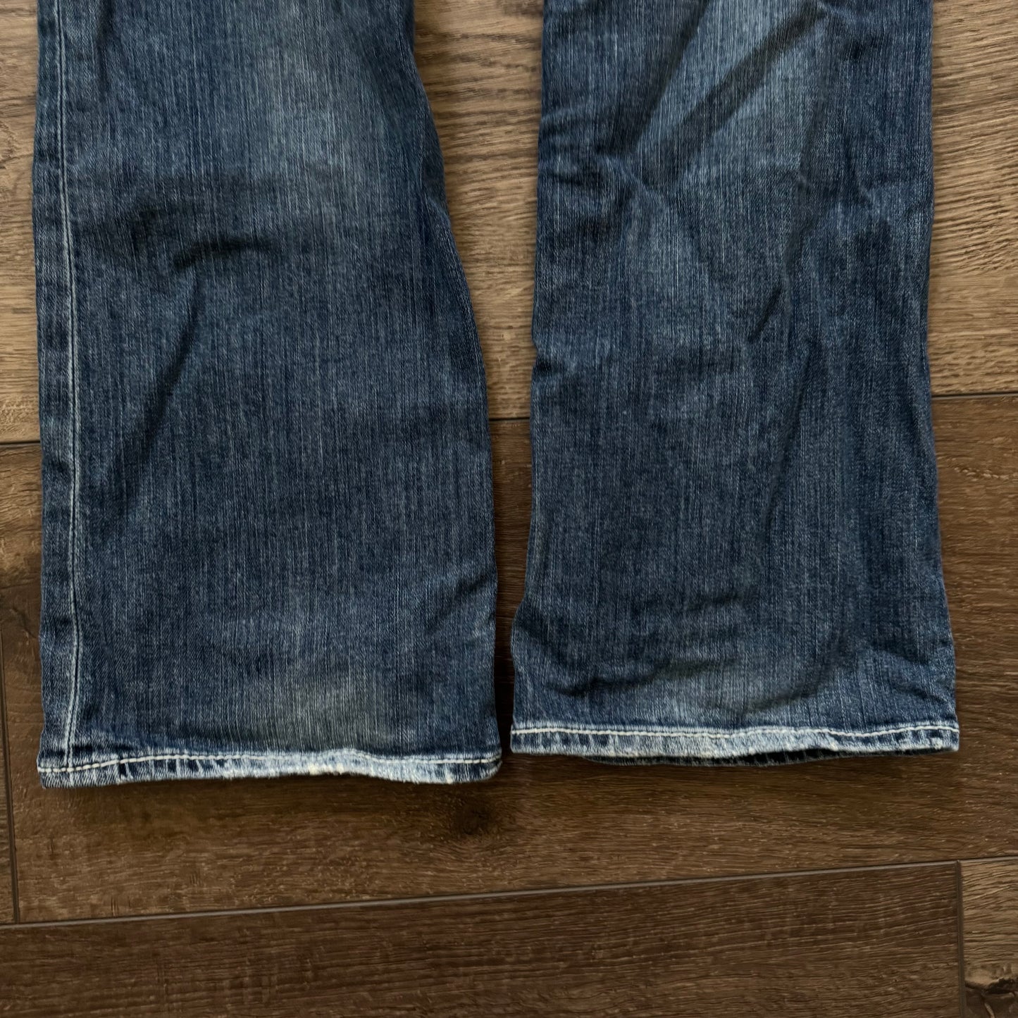 denim blue big star remy lowrise vintage bootcut jeans