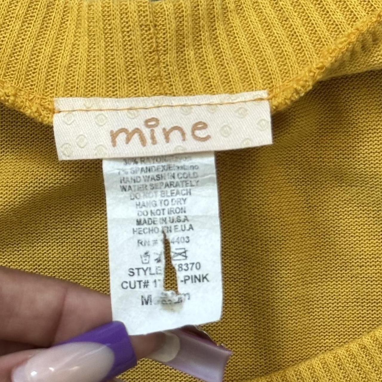mustard yellow cherry y2k sweater puffy sleeve shirt