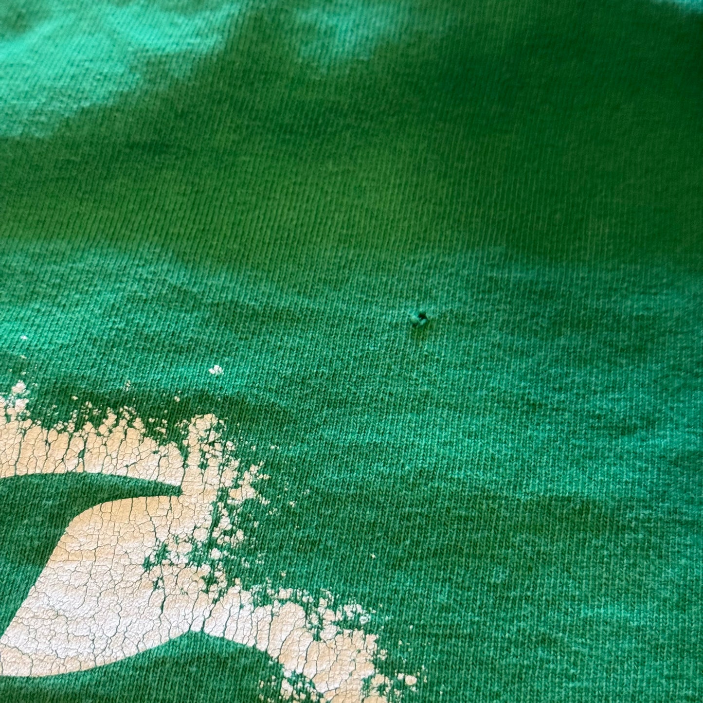 green off the shoulder sch graphic shirt (2XL)