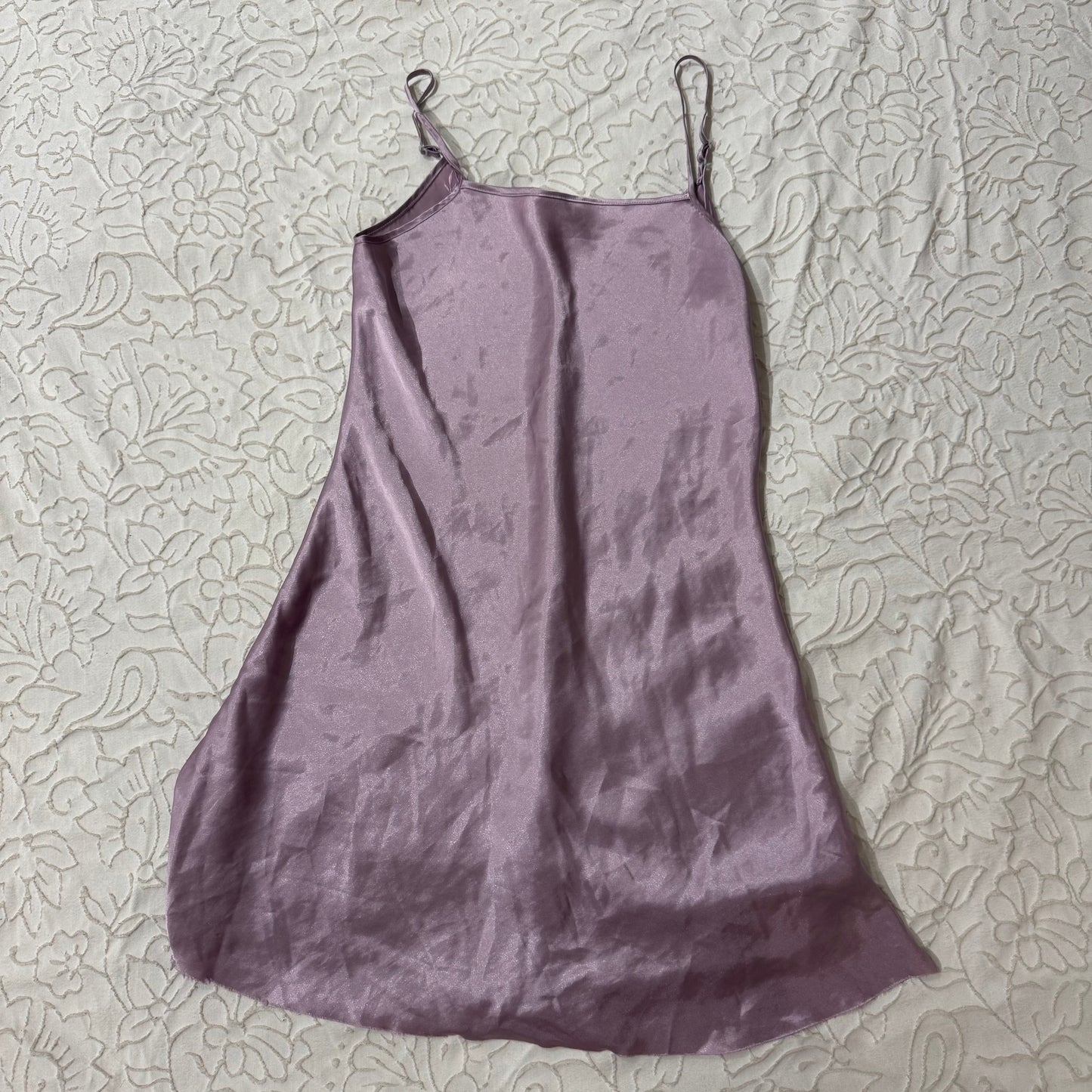 Lavender ‘Yasi’ Floral Embroidered Slip Dress