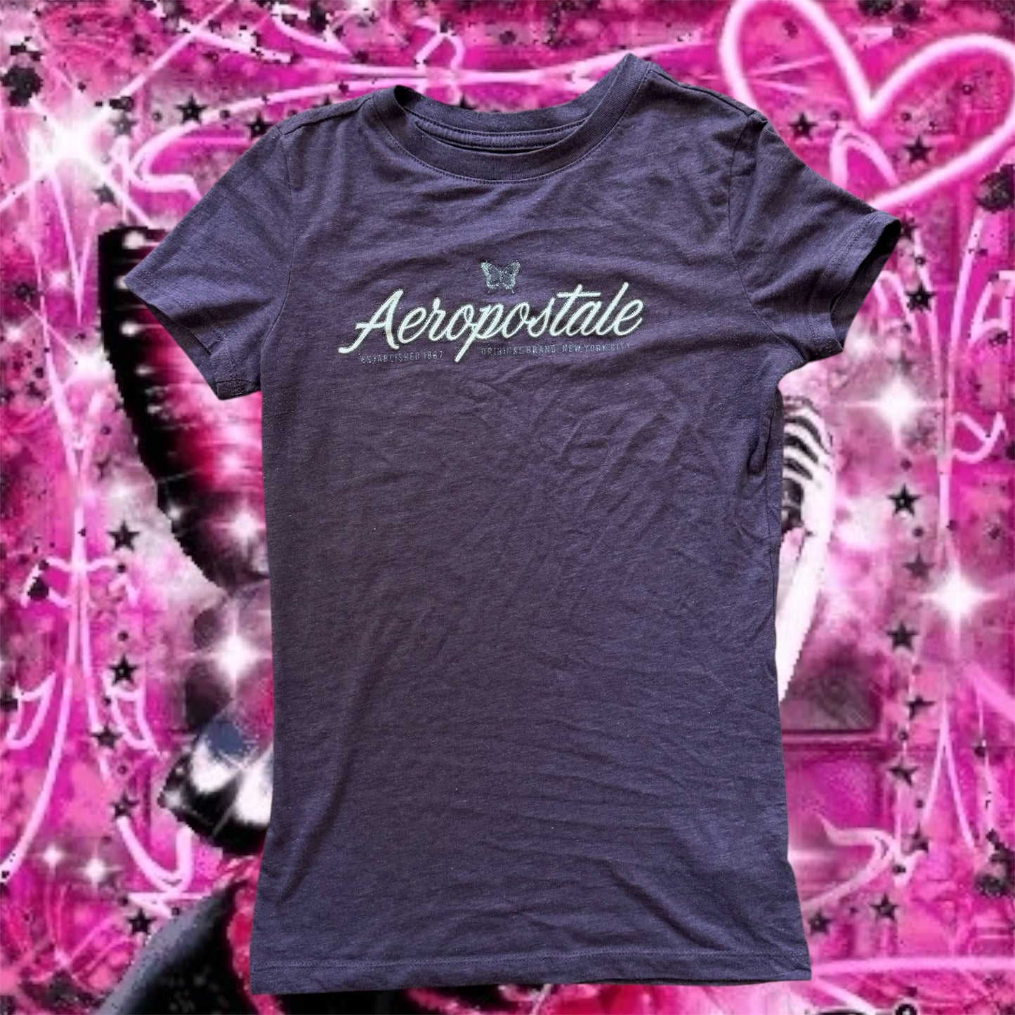 Purple ‘Aeropostale’ Graphic Tee Shirt