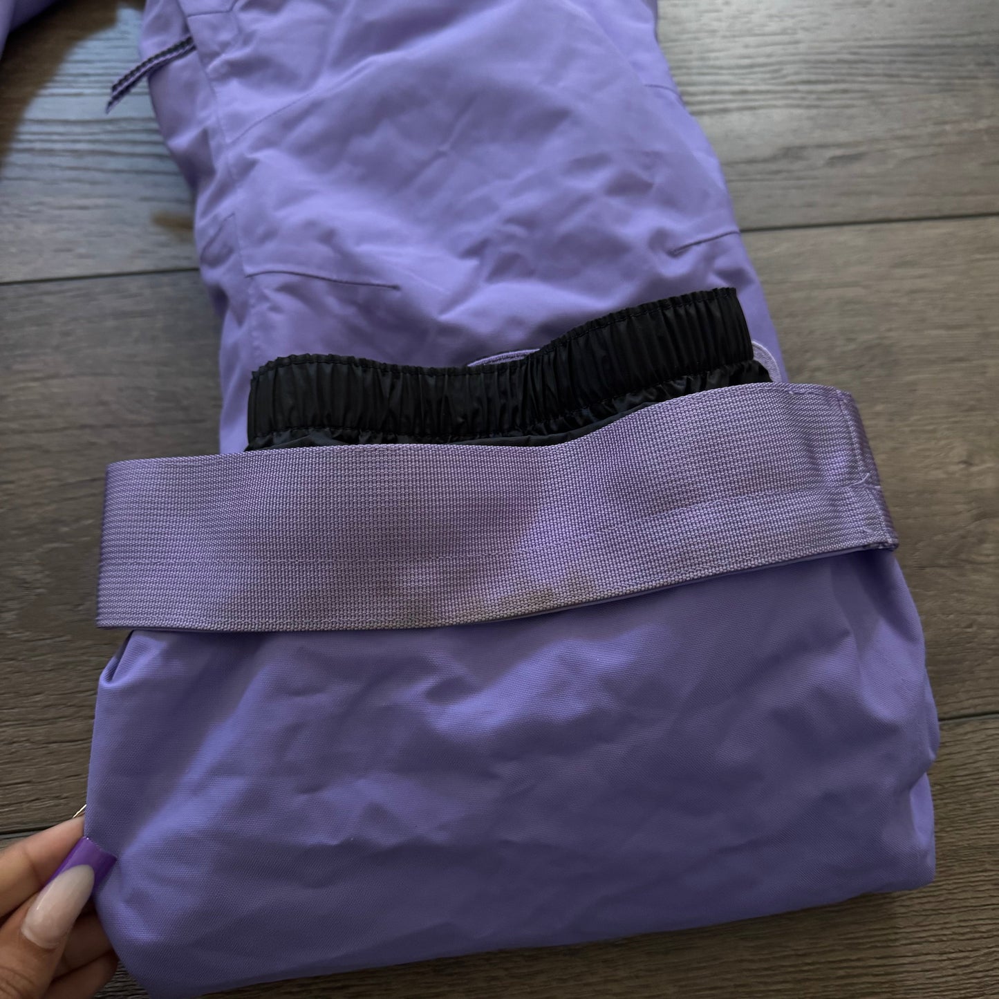 purple NWT the north face aboutaday snowboard ski snow high rise pants