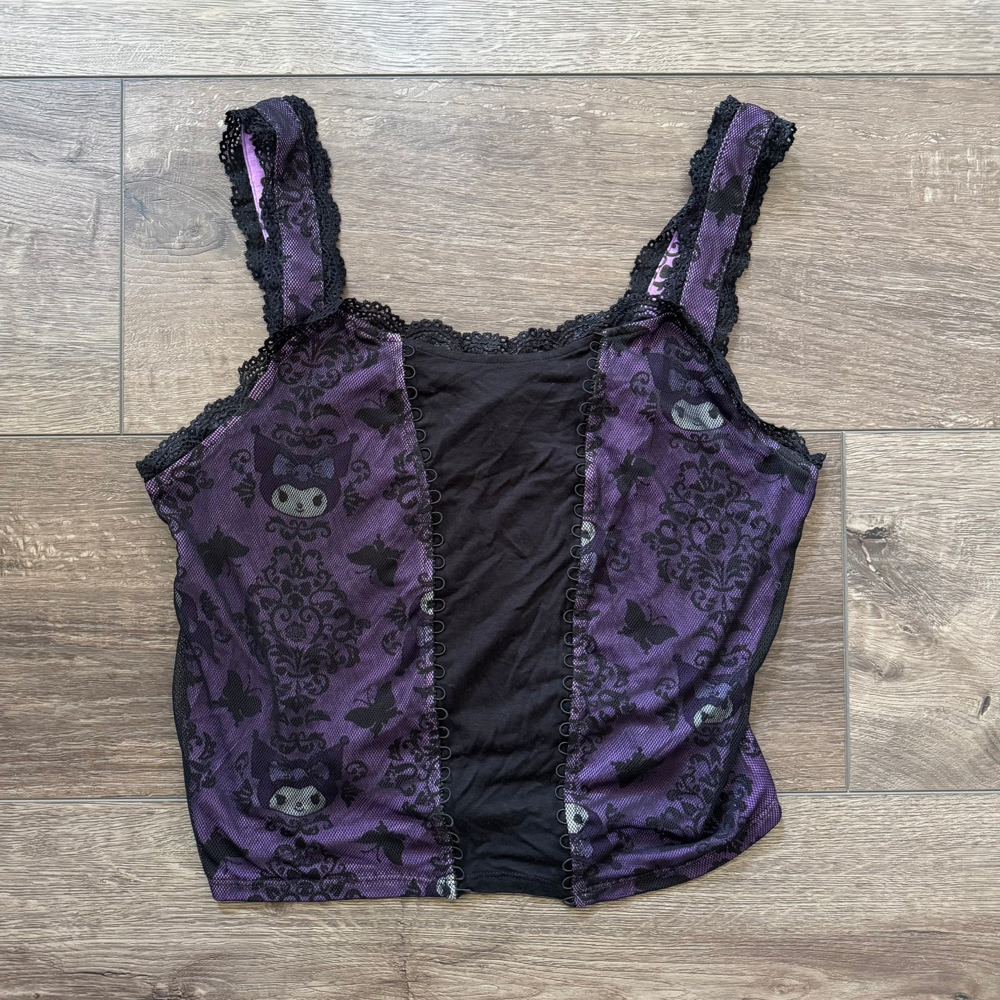 Purple ‘Kuromi’ Corset Top