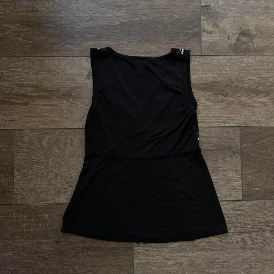 Black & Sliver ‘Ann Taylor aloft’ Sequin Wrapped Top