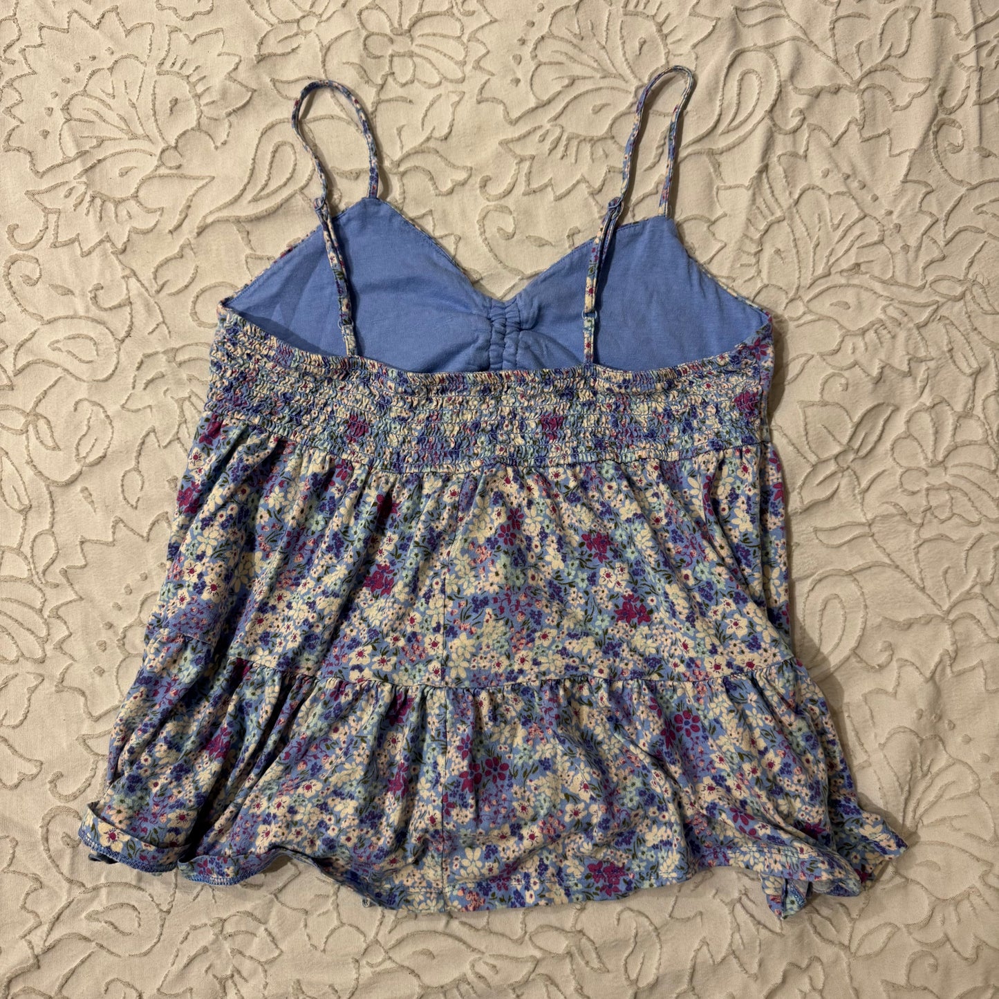 Floral ‘SO’ Babydoll Blouse