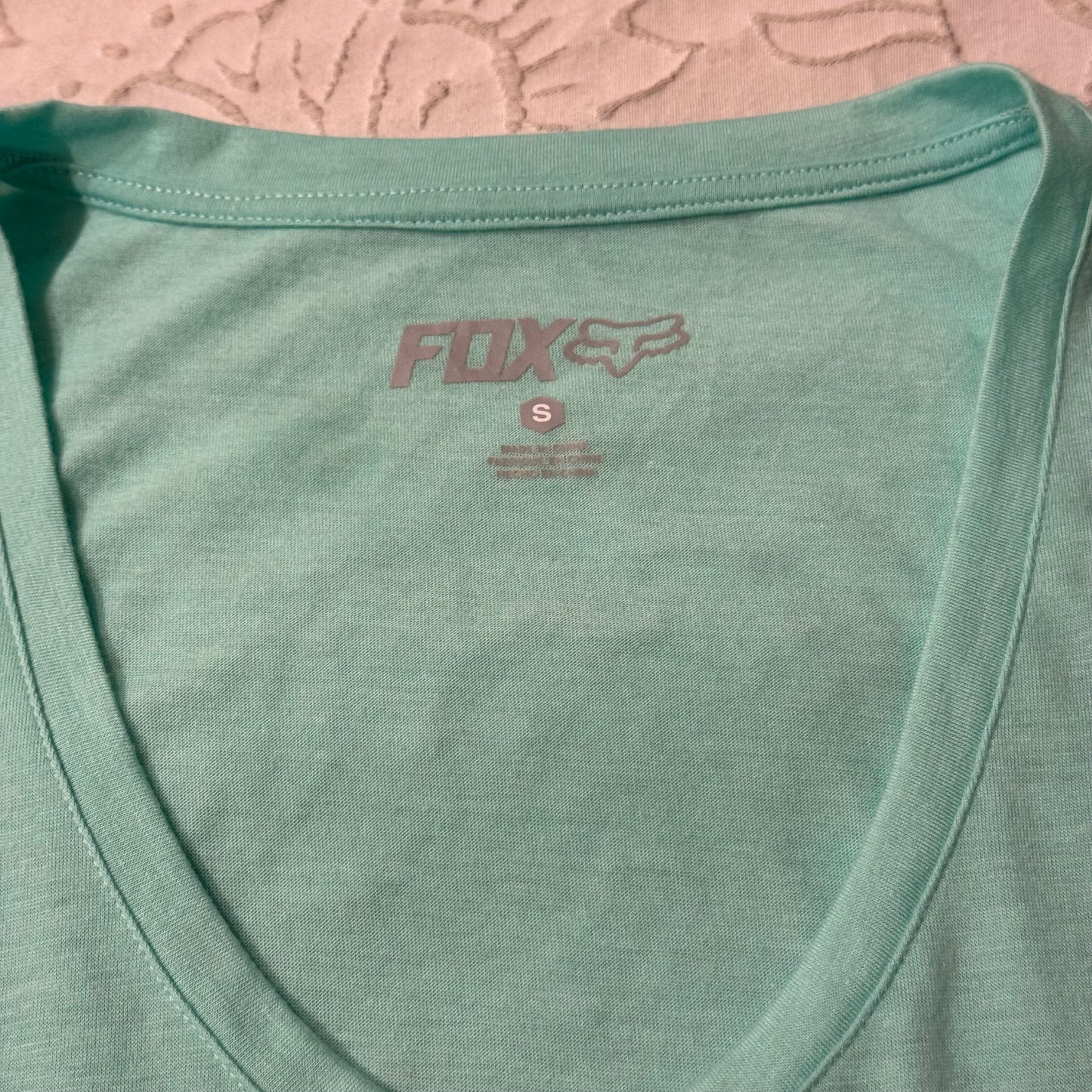 Blue ‘Fox Racing’ Graphic Oversized Tee
