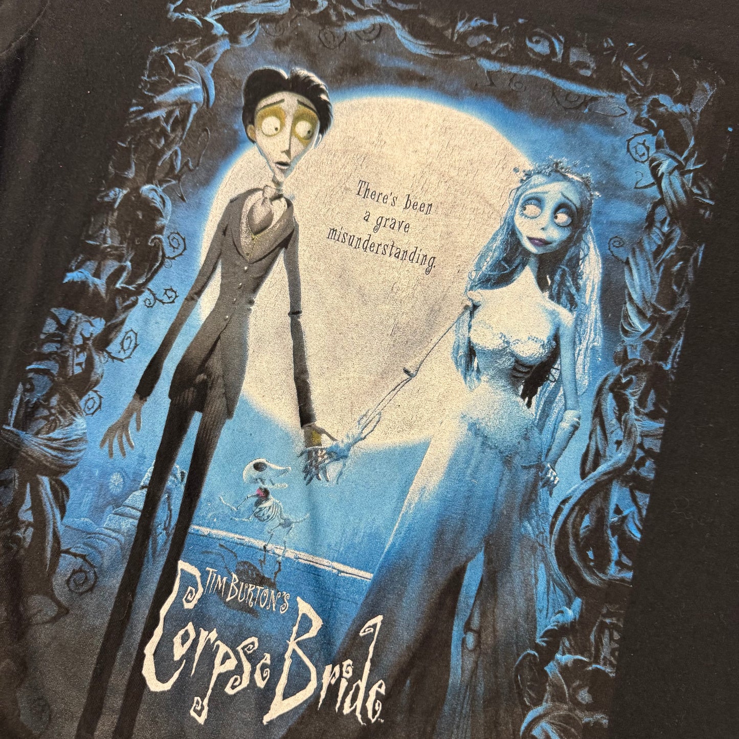 Black ‘Tim Burton’s Corpse Bride’ Graphic T Shirt