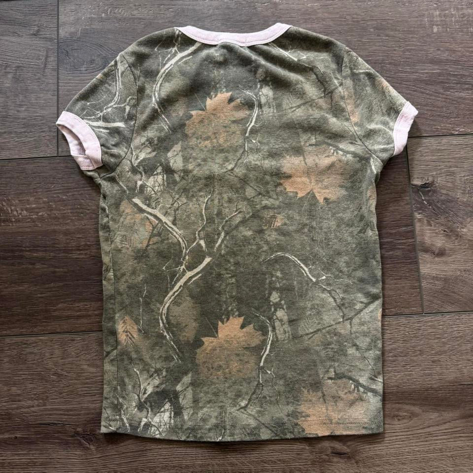 Camo ‘Orange Kiss’ Just a Girl Graphic Tee