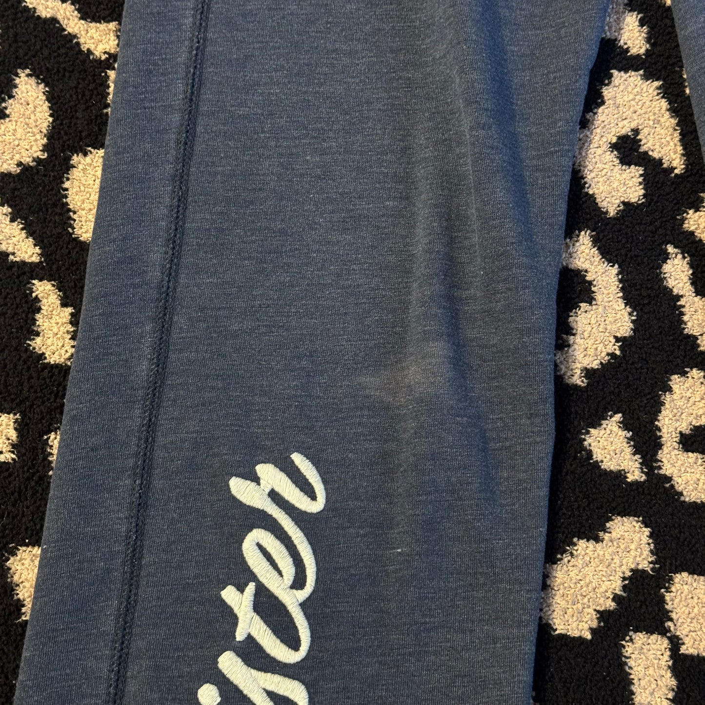 blue hollister y2k straight legged sweatpants (S)