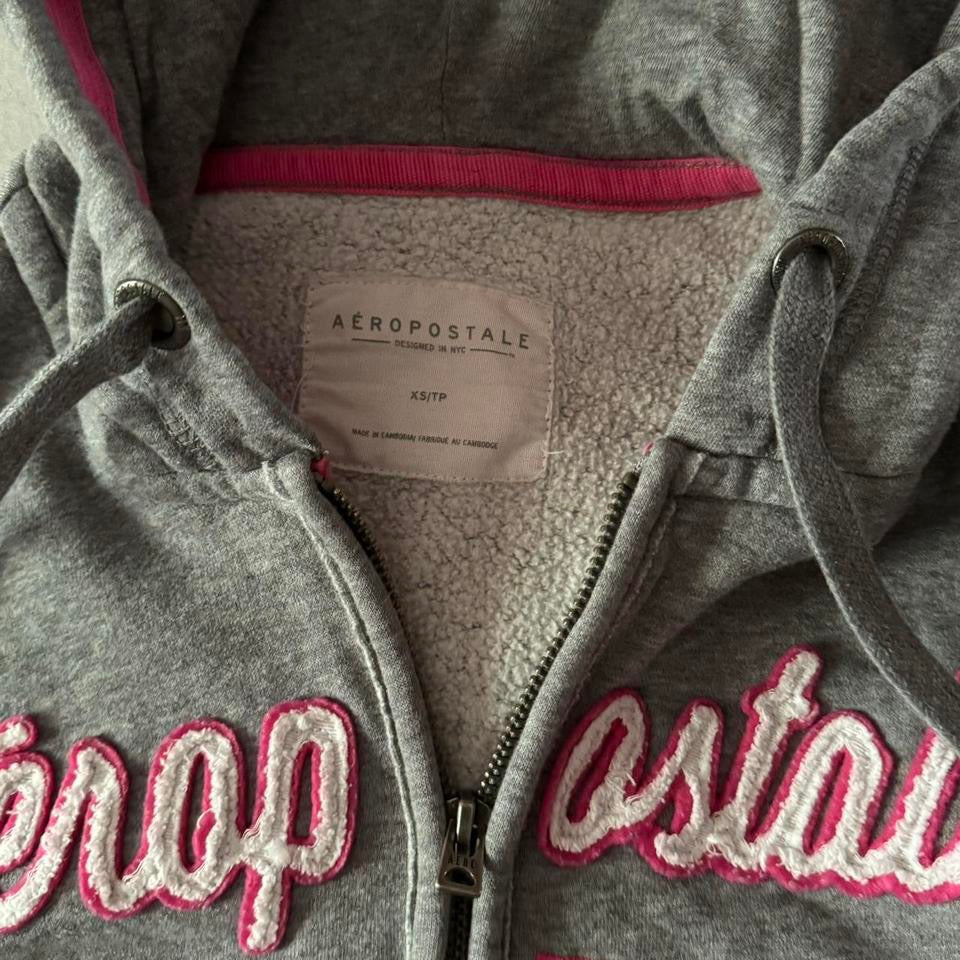 Grey ‘Aeropostale’ Classic Hoodie Jacket