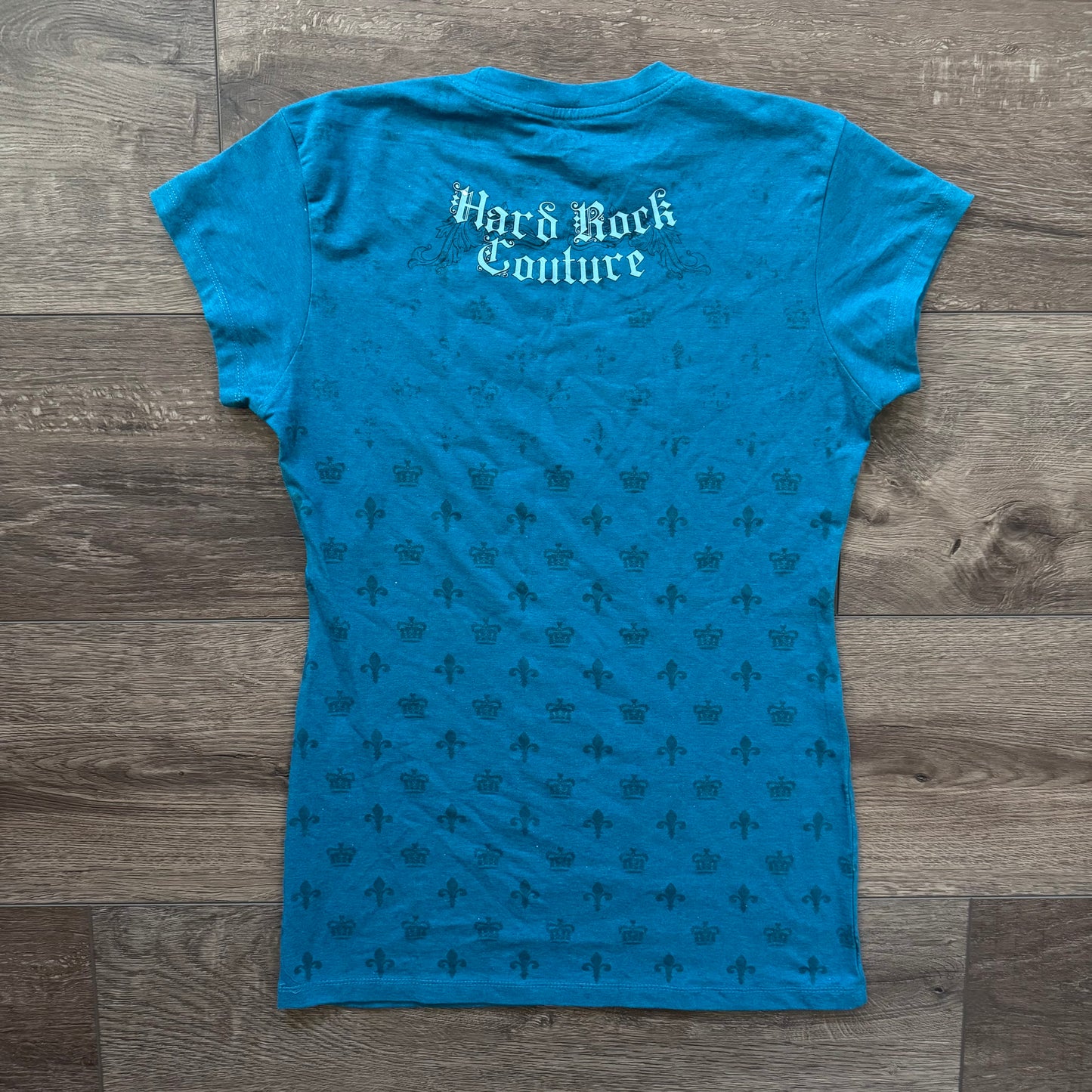 dark blue hard rock cafe graphic y2k shirt