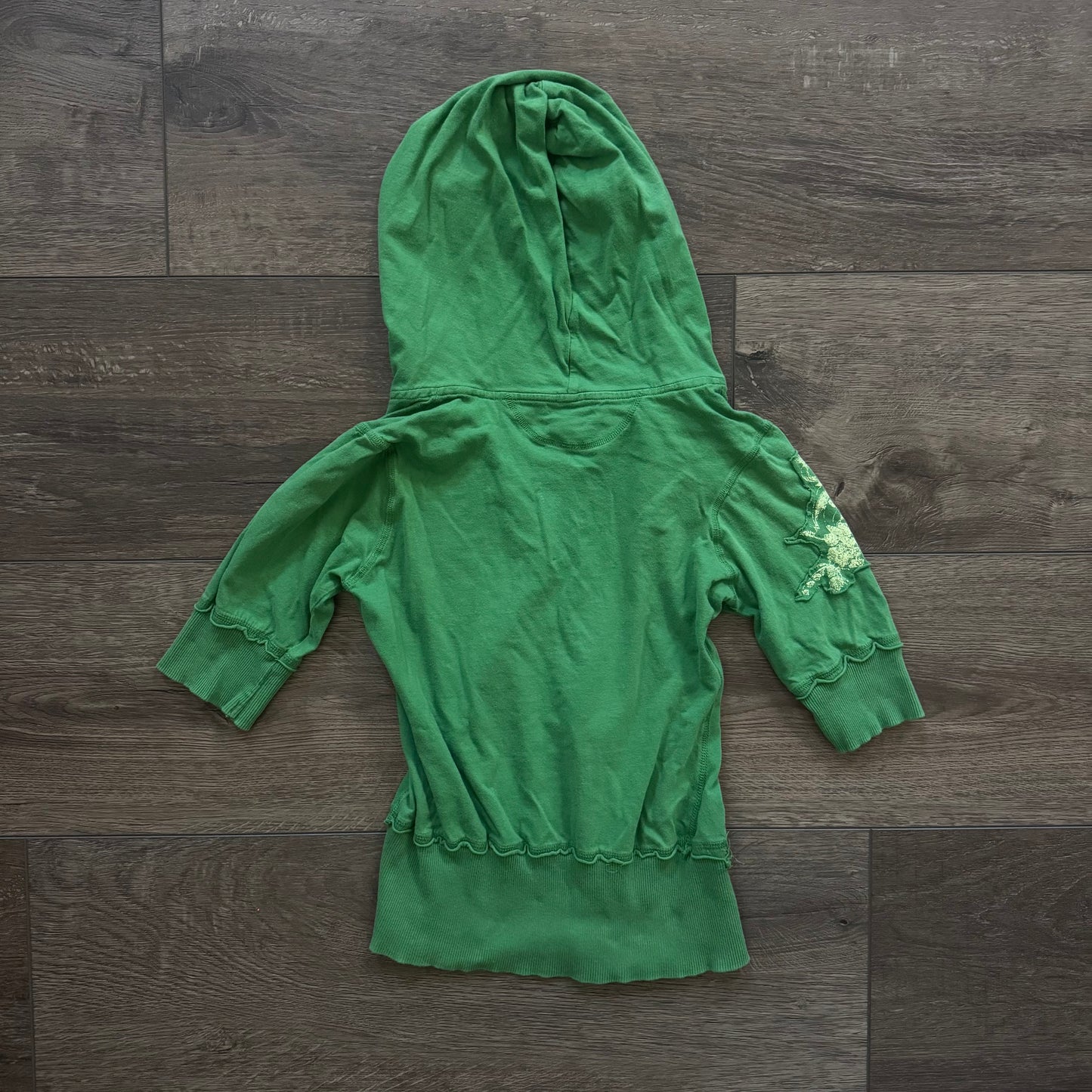 green cybery2k royalty quarter sleeve hoodie jacket
