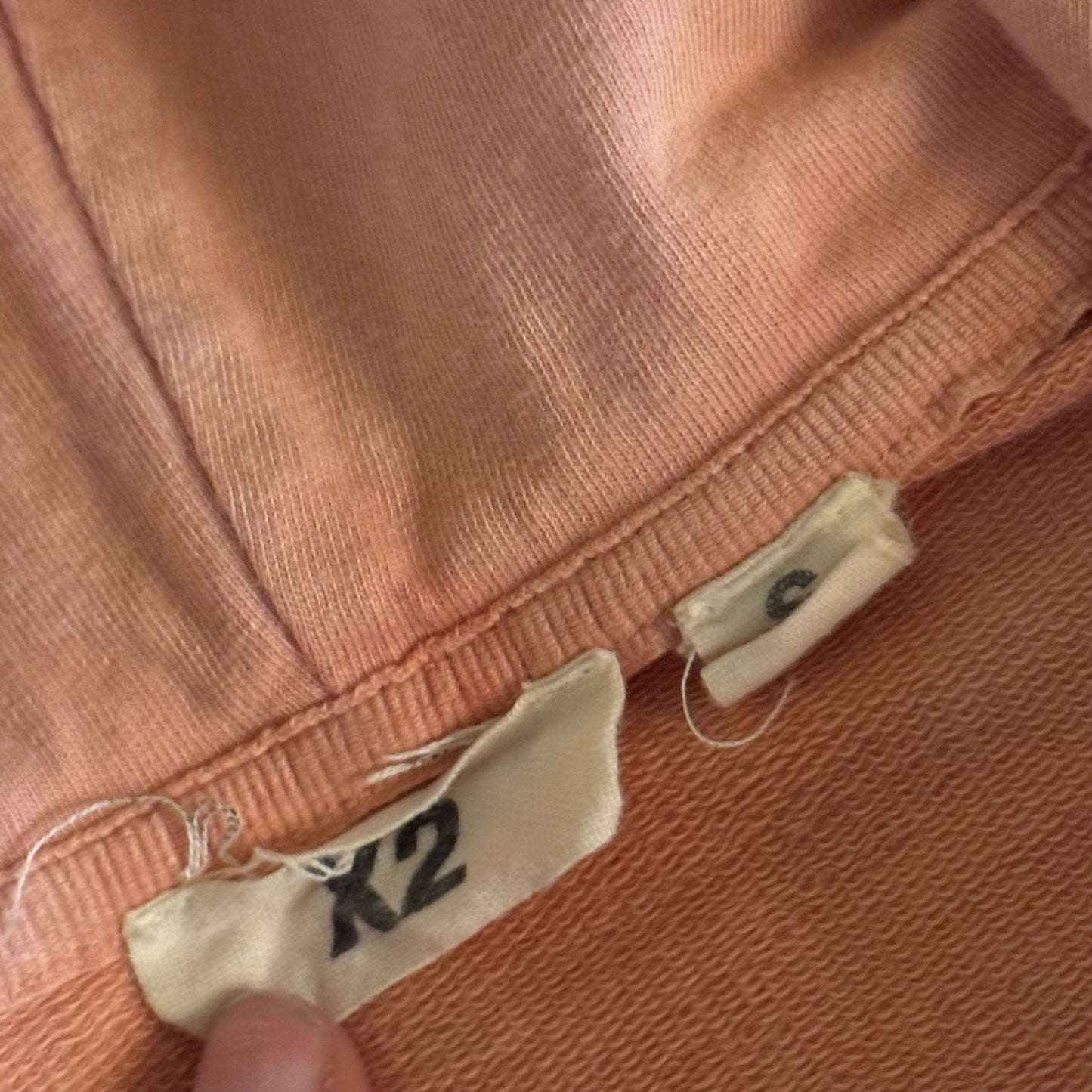 light pink tie dye cybery2k butterfly cropped jacket hoodie (S)