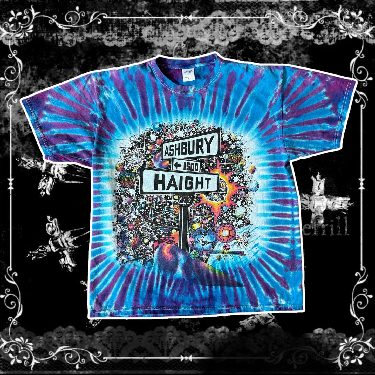 tie dye vintage 90’s grateful dead ashbury haight graphic shirt