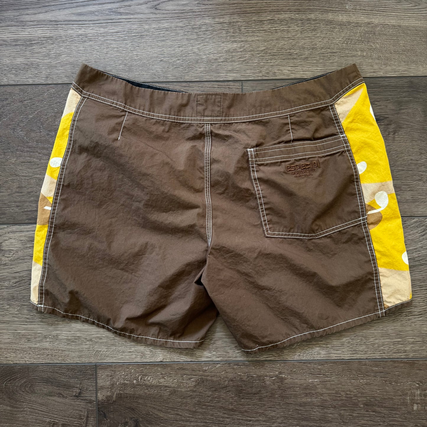 brown & yellow quicksliver andy y andy blank canvas board trunks (36)