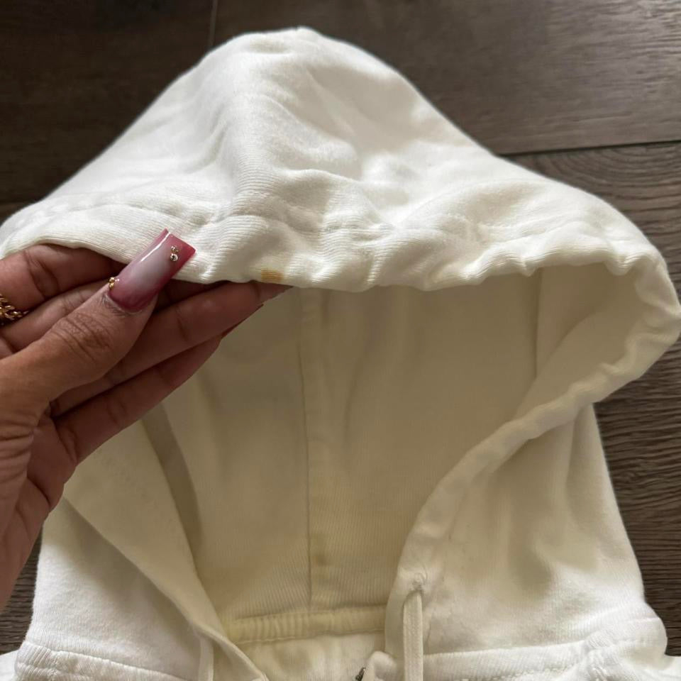 white american eagle y2k zip up jacket