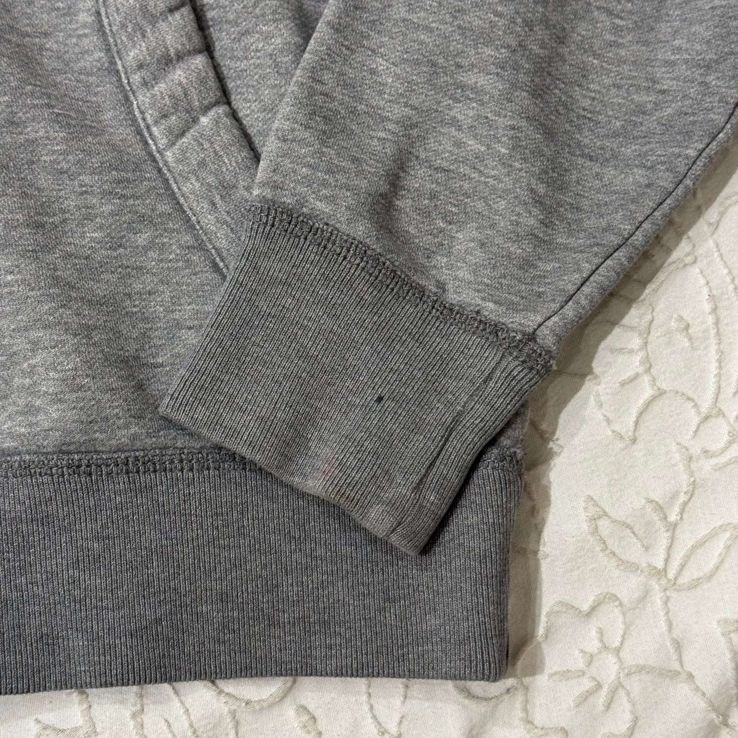Grey ‘Hollister’ Red Embroidered Hoodie