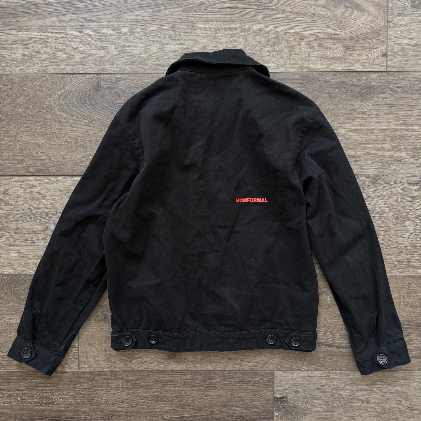black ‘the industry best kept secret’ long sleeve jacket