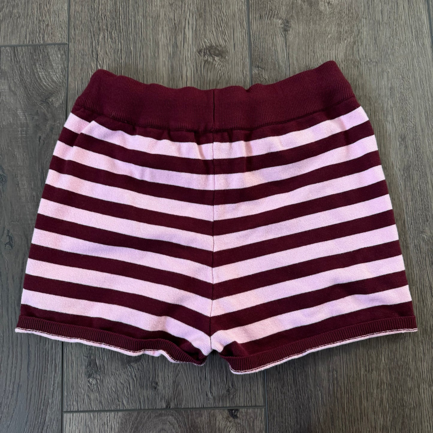 pink & purple forever 21 high waisted knitted shorts (M)