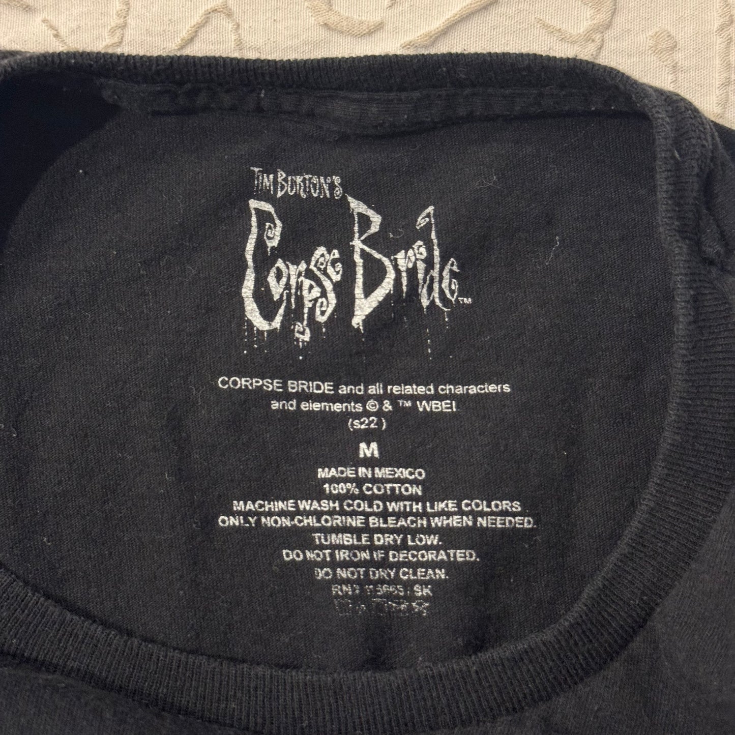 Black ‘Tim Burton’s Corpse Bride’ Graphic T Shirt