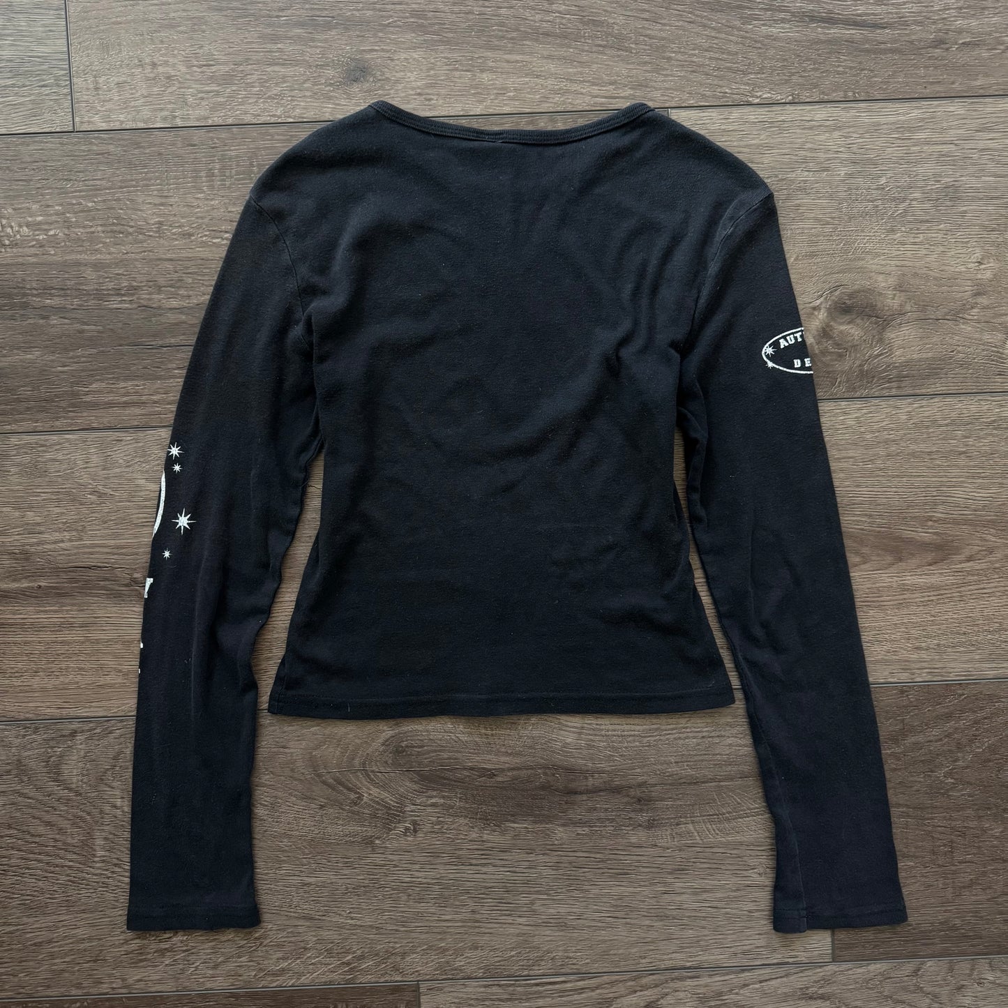 black bongo y2k grungy long sleeve shirt
