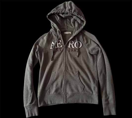 Grey ‘Aeropostale’ Classic Logo Hoodie