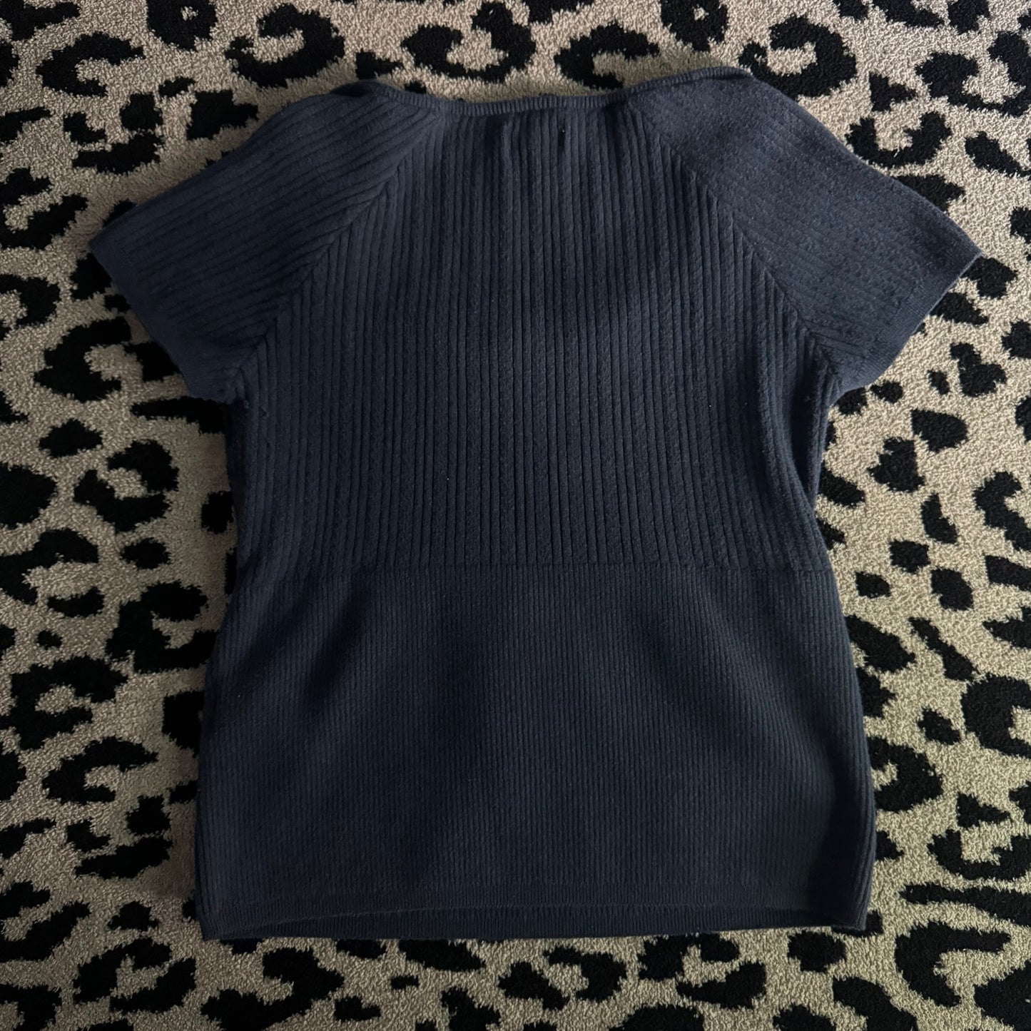 navy blue hollister babydoll blouse (xl)