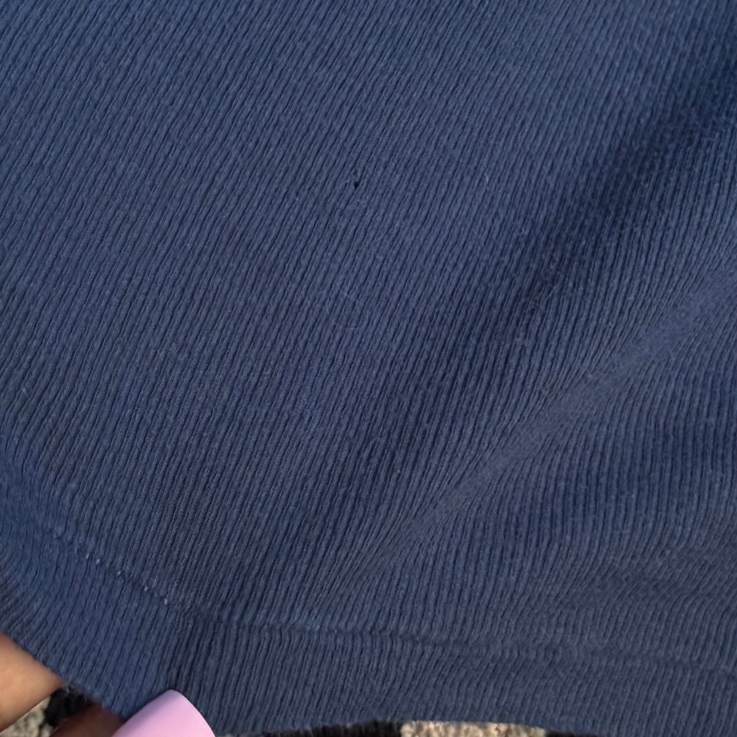 dark blue abercrombie & fitch y2k stretchy ribbed tank top (m)