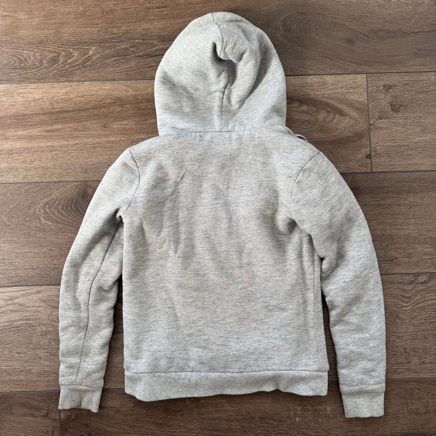 grey roxy y2k sherpa fur beach jacket (M)