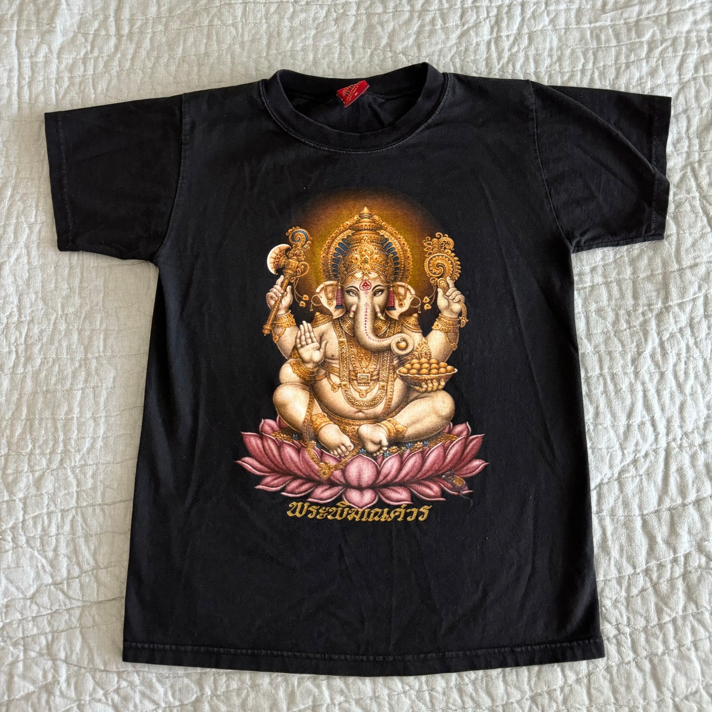 Black ‘My Dream’ Ganesha God Graphic Shirt