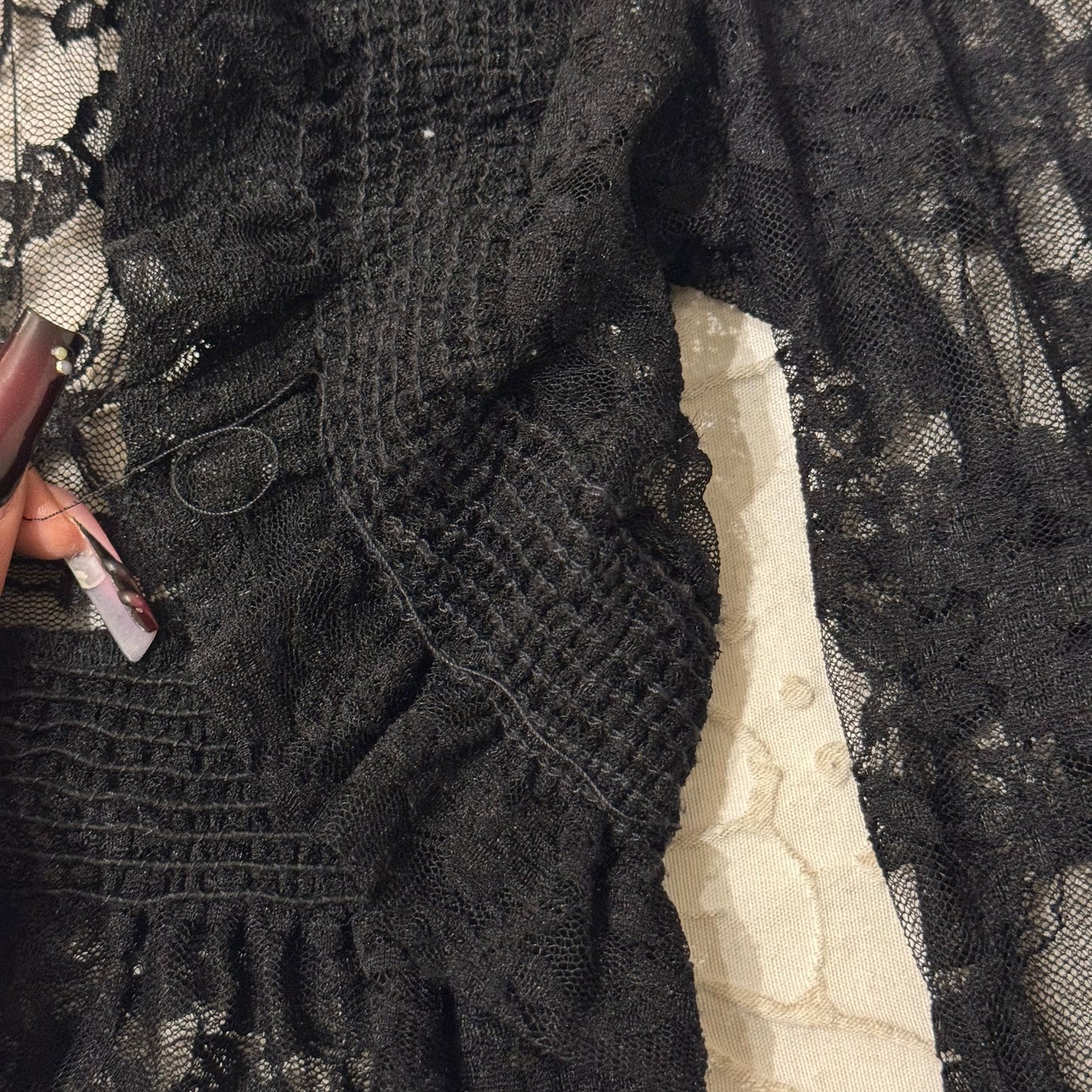 Black ‘Imagenation’ Lace Bolero Top Cardigan
