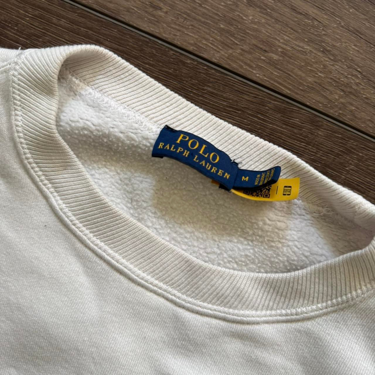 white polo ralph lauren USA flag streetwear oversized sweater