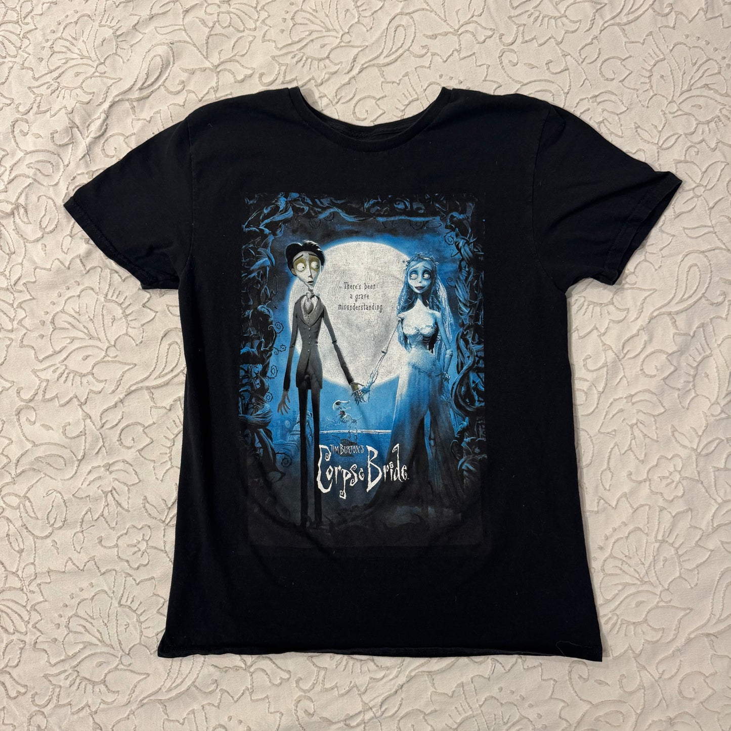 Black ‘Tim Burton’s Corpse Bride’ Graphic T Shirt