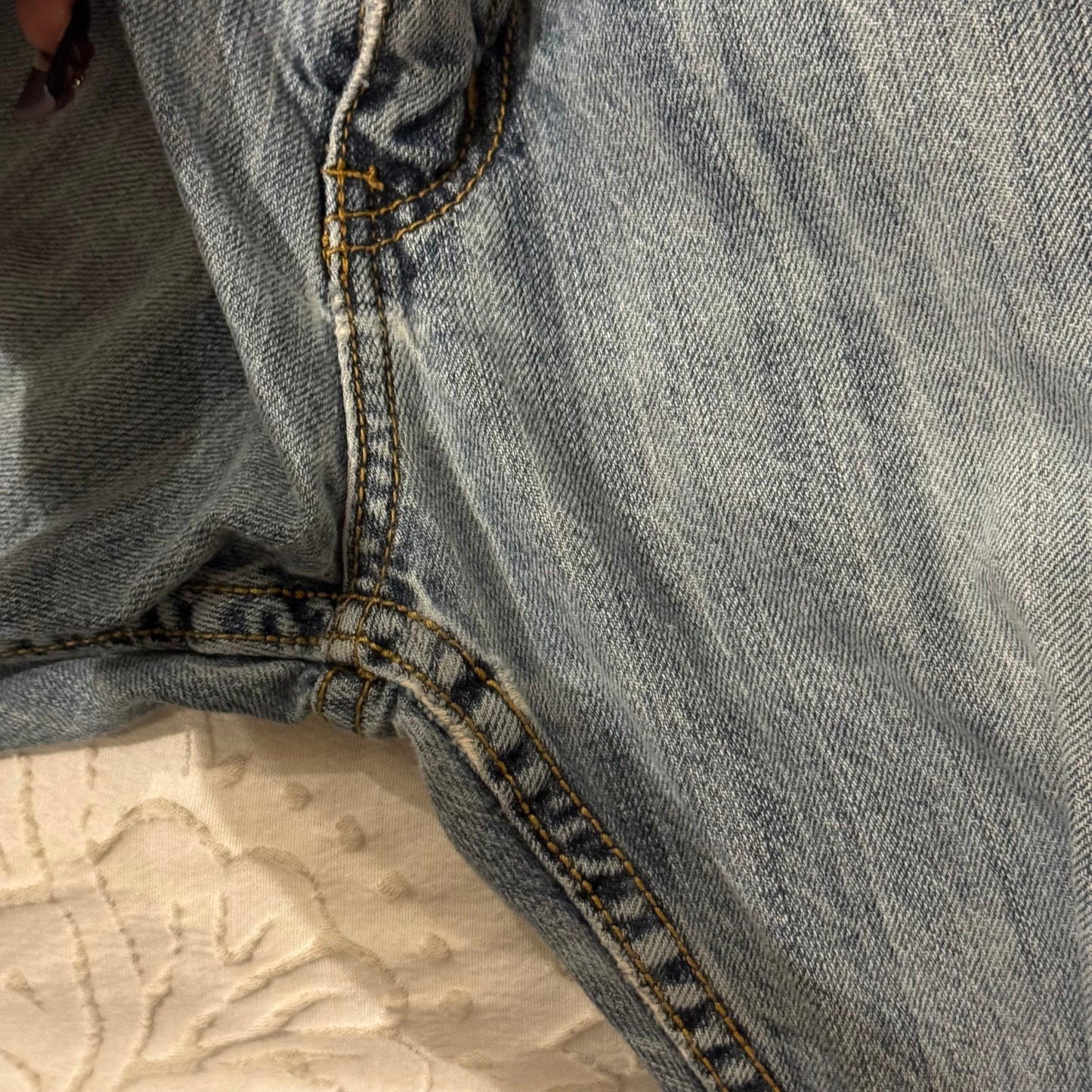 Light Washed ‘O’neil’ Y2K High Rise Straight Jeans