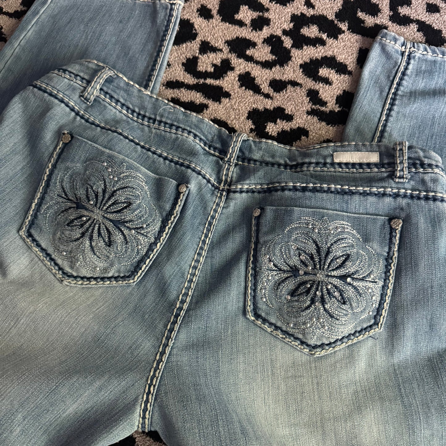 denim blue cybery2k almost famous ribbed distressed skinny jeans plus size (18)