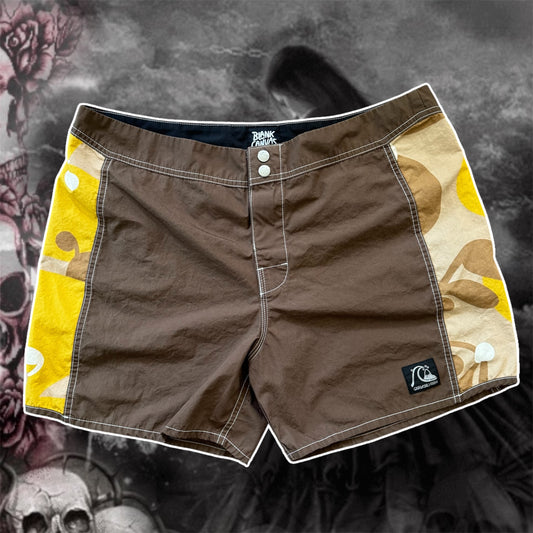 brown & yellow quicksliver andy y andy blank canvas board trunks (36)