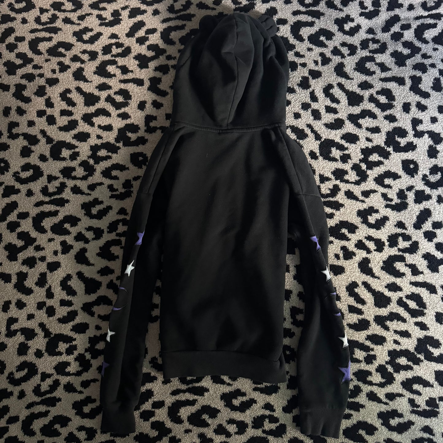 black chococat sanrio kitty cat zip up jacket (M)