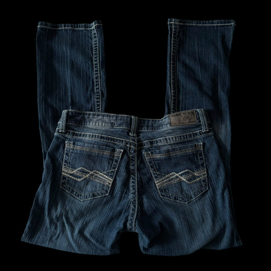 Denim Blue ‘BKE’ Midrise Straight Legged Jeans