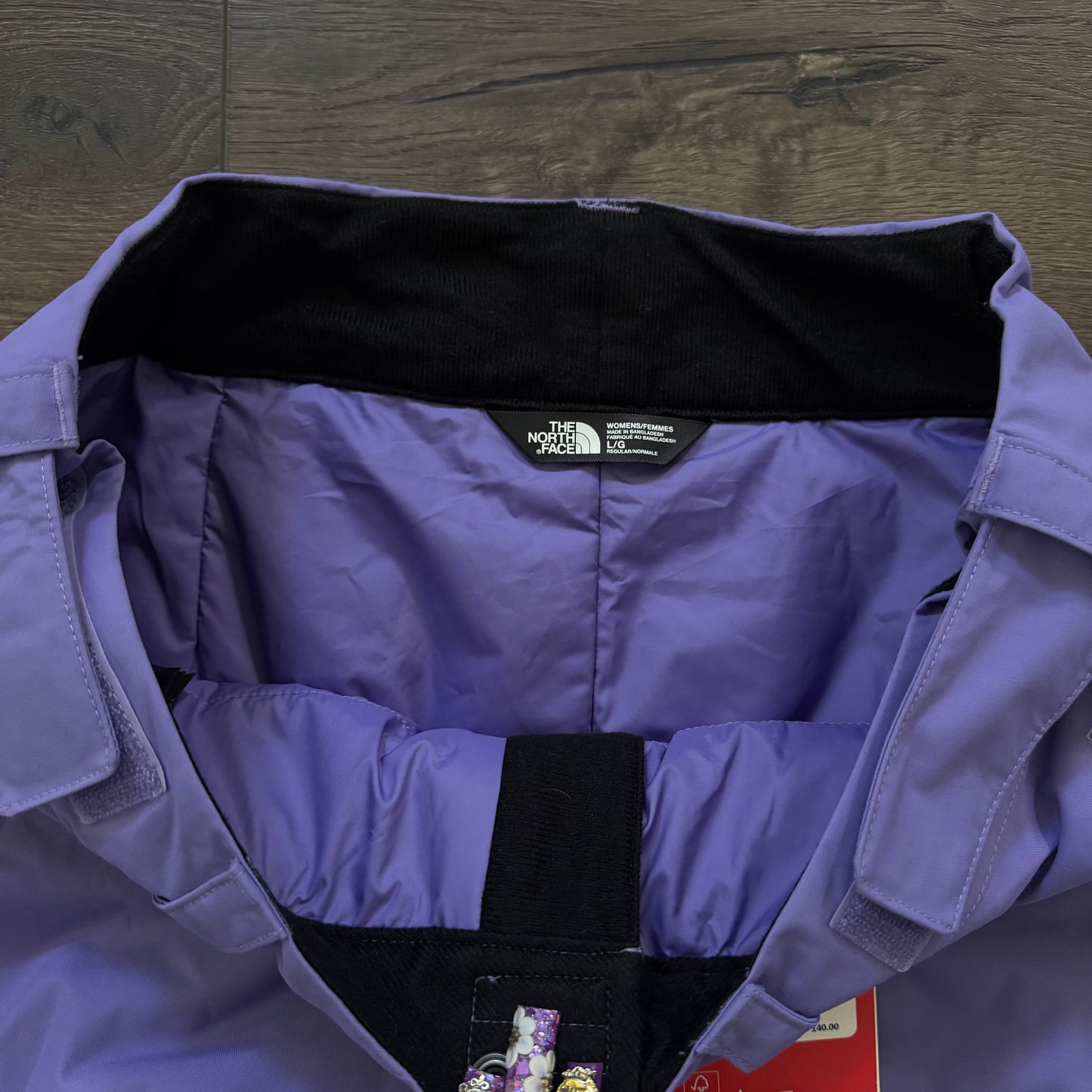 purple NWT the north face aboutaday snowboard ski snow high rise pants