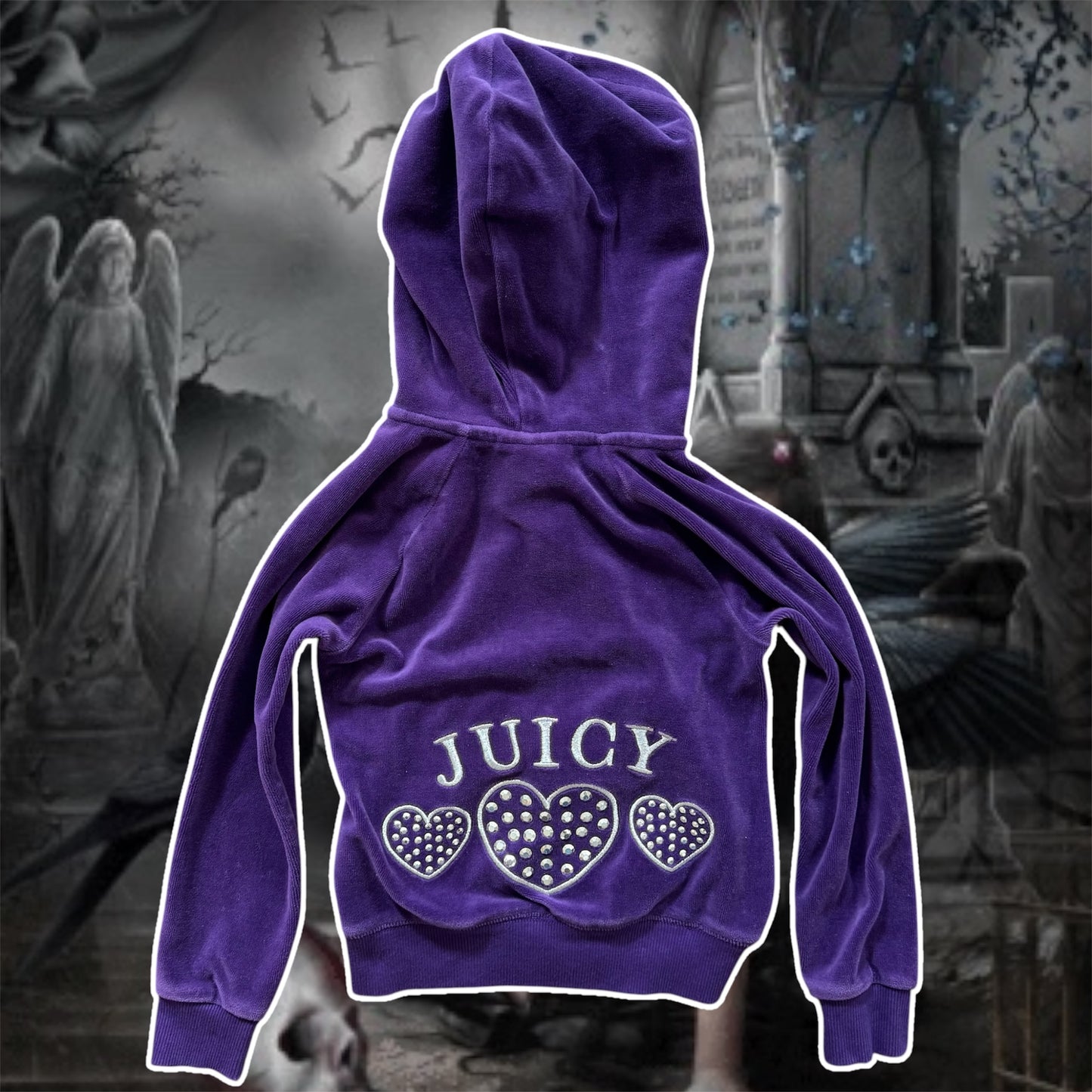 purple juicy couture y2k kids jacket (5)