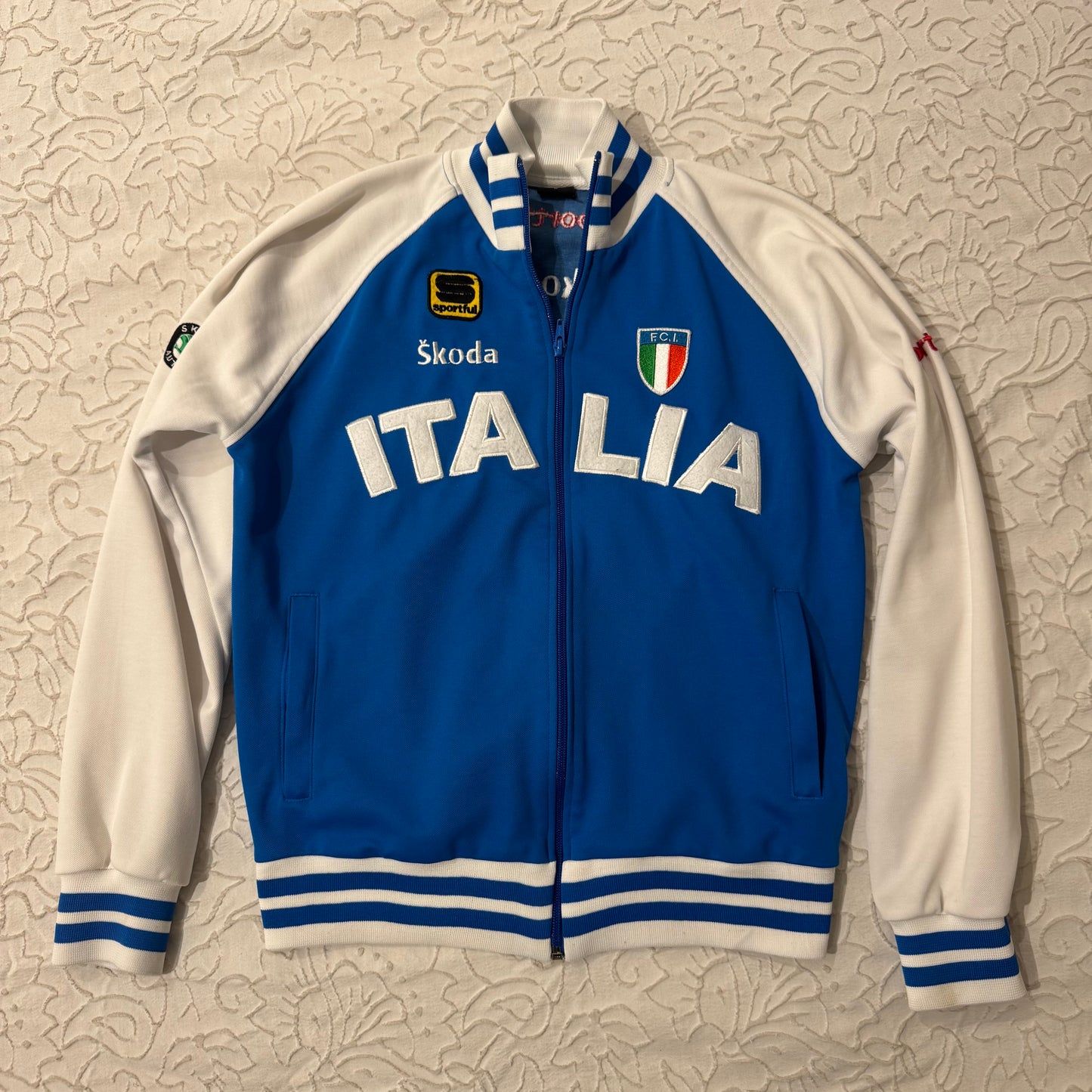 Blue ‘Sportful’ Italia Skoda Zip Up Jacket