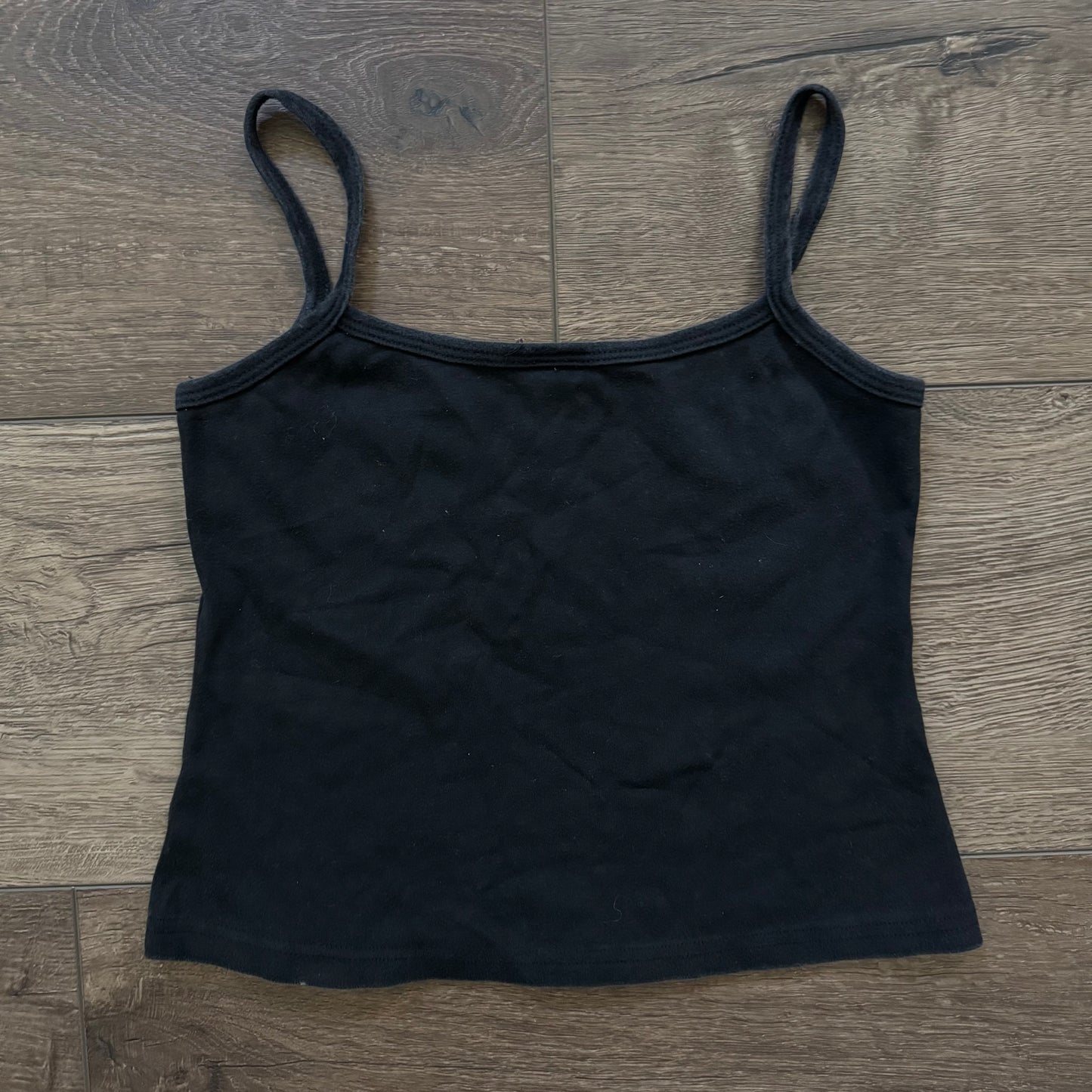black & orange hard rock y2k las vegas cropped top