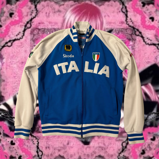 Blue ‘Sportful’ Italia Skoda Zip Up Jacket