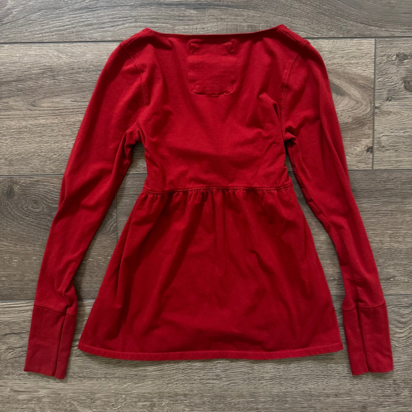 red hollister babydoll limited edition bow top