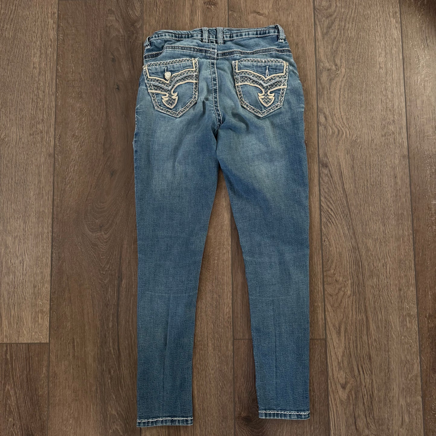denim blue rebel soul y2k embellished high rise ripped skinny jeans (10)